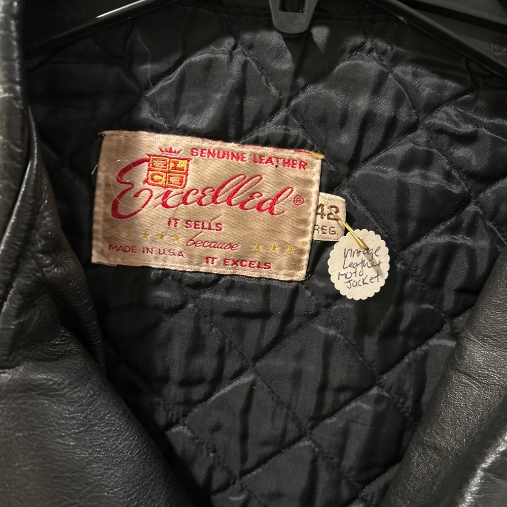 Vintage Leather Biker Jacket